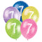 7th Birthday Latex Balloons - 11