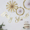 Gold Baby Shower Bunting - 1.5m