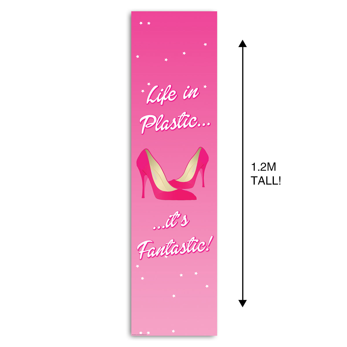 Hey Doll Portrait Wall Banner Party Decoration - 1.2m
