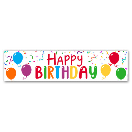 Birthday Balloons 'Happy Birthday' Banner Decoration 