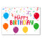 Birthday Balloons 'Happy Birthday' Poster Decoration - A3