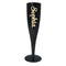 Gold Text Personalised Champagne & Prosecco Flute Glass Black - 175ml - Each