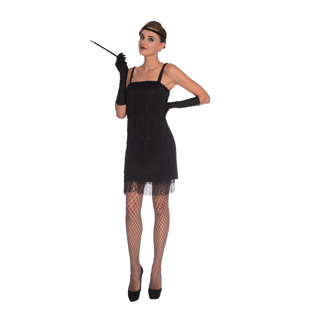 Black Flapper Dress Costume