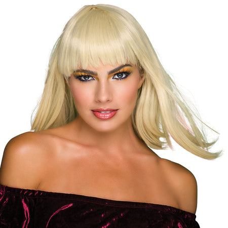 Blonde Wig With Fringe