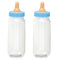 Blue Fillable Baby Bottle Favour Box - 12cm- Pack of 2