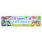 Blue Dog 'Happy Birthday' Wall Banner Party Decoration - 1.2m