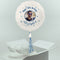 Inflated Personalised Photo Balloon -  Blue Glitz