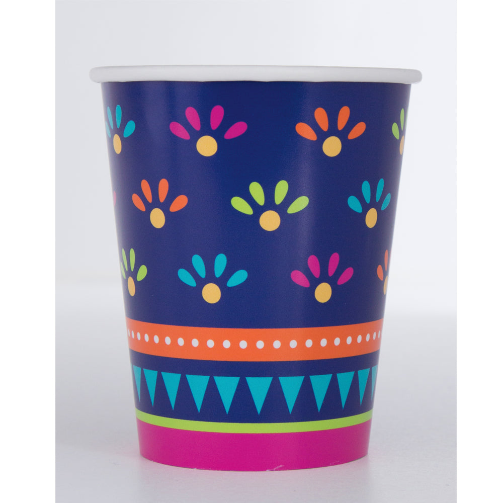 Boho Fiesta Paper Cups - Pack of 8