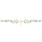 Botanical Celebration Cross Card Garland - 1m