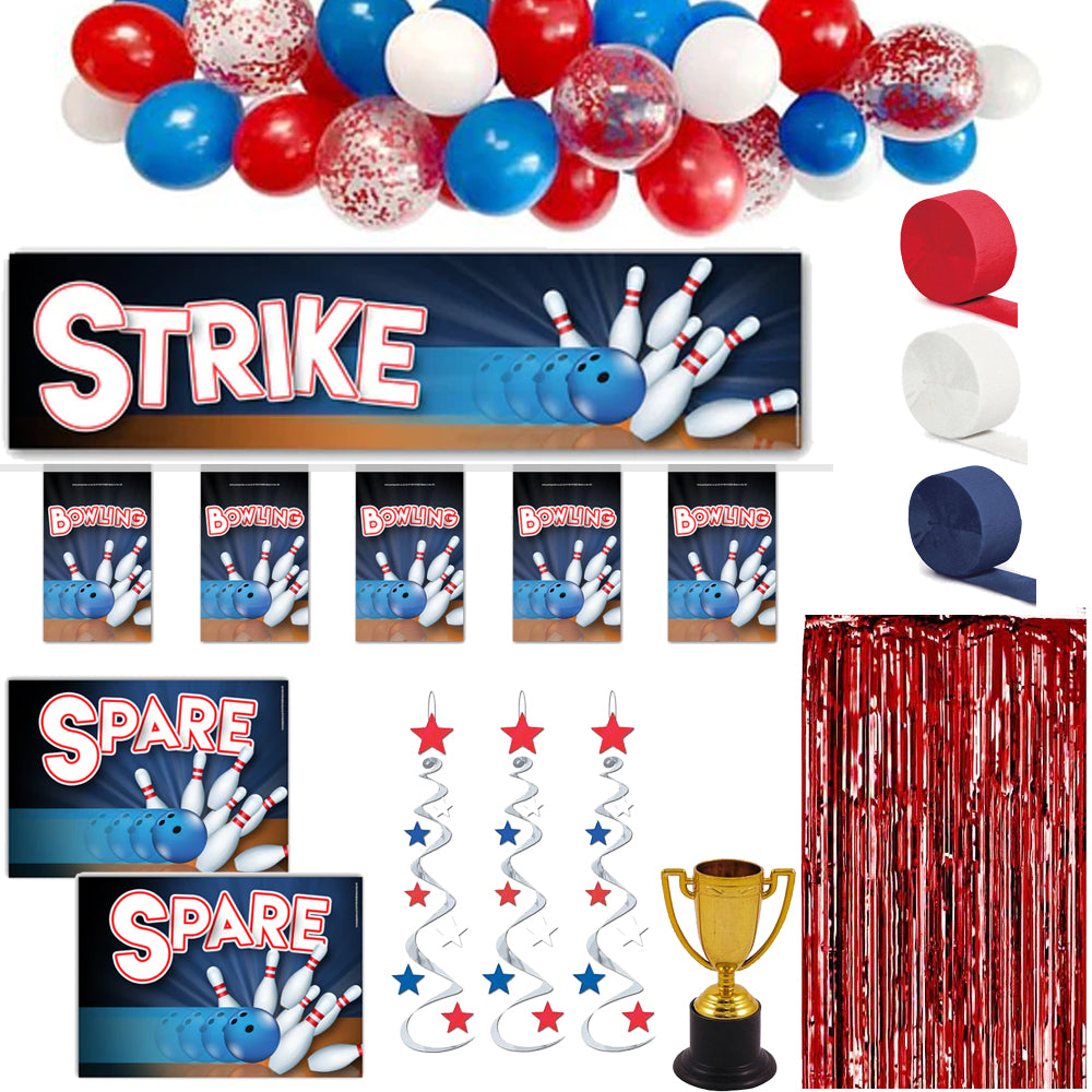 Bowling Decoration Party Pack