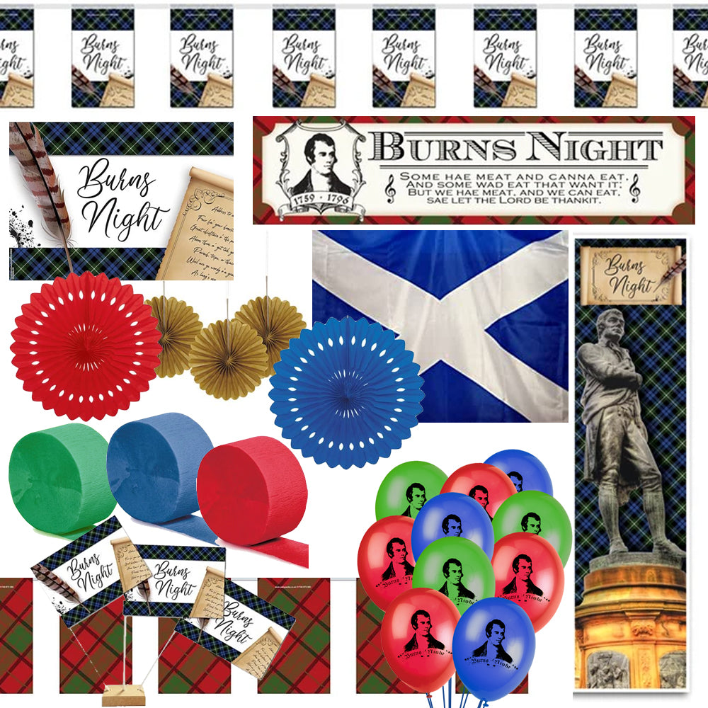Burns Night Decoration Party Pack