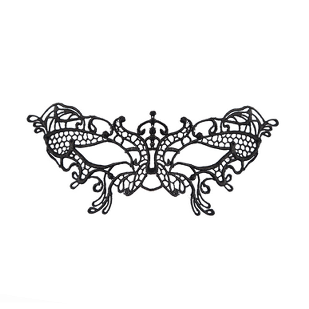 Black Lace Butterfly Eye Mask Party Packs