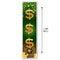 Casino Portrait Wall & Door Banner Decoration - 1.2m