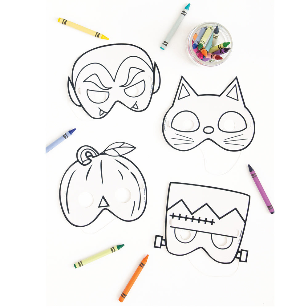 Coloring Halloween Masks Printable Halloween Masks For Kids The