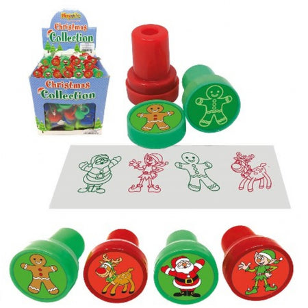 Christmas Ink Stampers - Assorted Designs - 3.5cm - Each