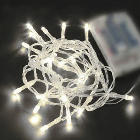 Cold White LED Fairy Lights - Set of 50 - 5.3m