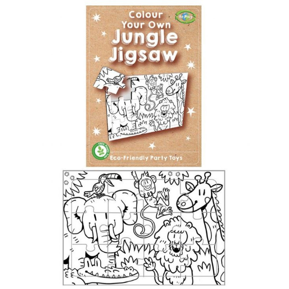 Colour In Your Own Jungle Jigsaw Puzzle - 14cm x 10cm - Each