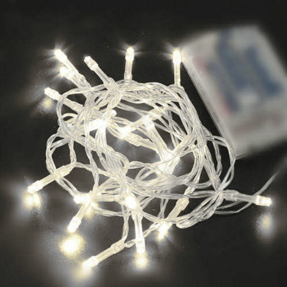 Cool White LED Fairy Lights - Set of 15 - 1.7M