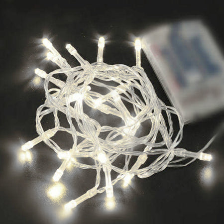 Cool White LED Fairy Lights - Set of 15 - 1.7M