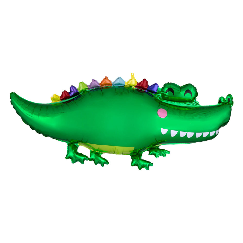 Happy Gator Crocodile Supershape Foil Balloon - 42"