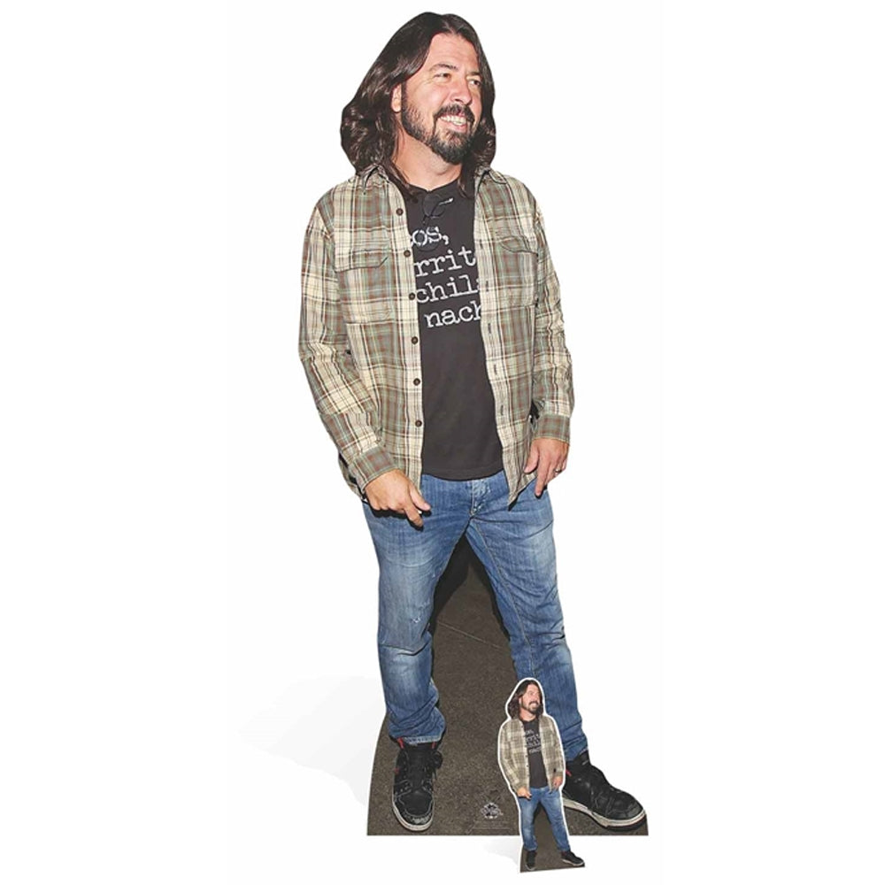 Dave Grohl Foo Fighters Lifesize Cutout With FREE Mini Cutout - 1.82m
