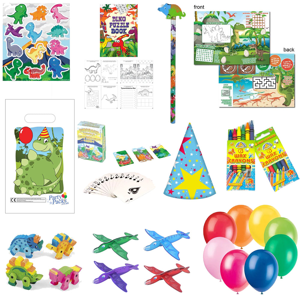 Childrens Dinosaur Party Pack For 100 Children