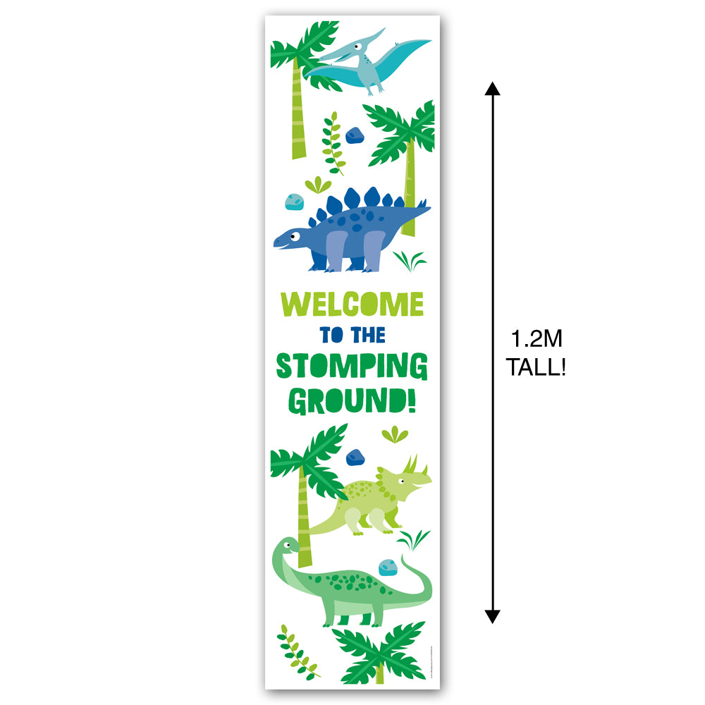 Dinosaur Portrait Wall & Door Banner Decoration - 1.2m