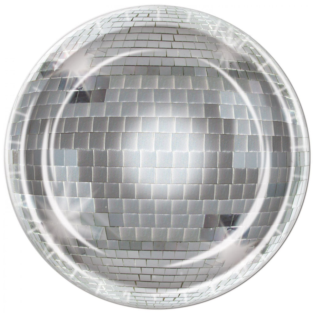 Disco Ball Iridescent Plates - 9" - Pack of 8