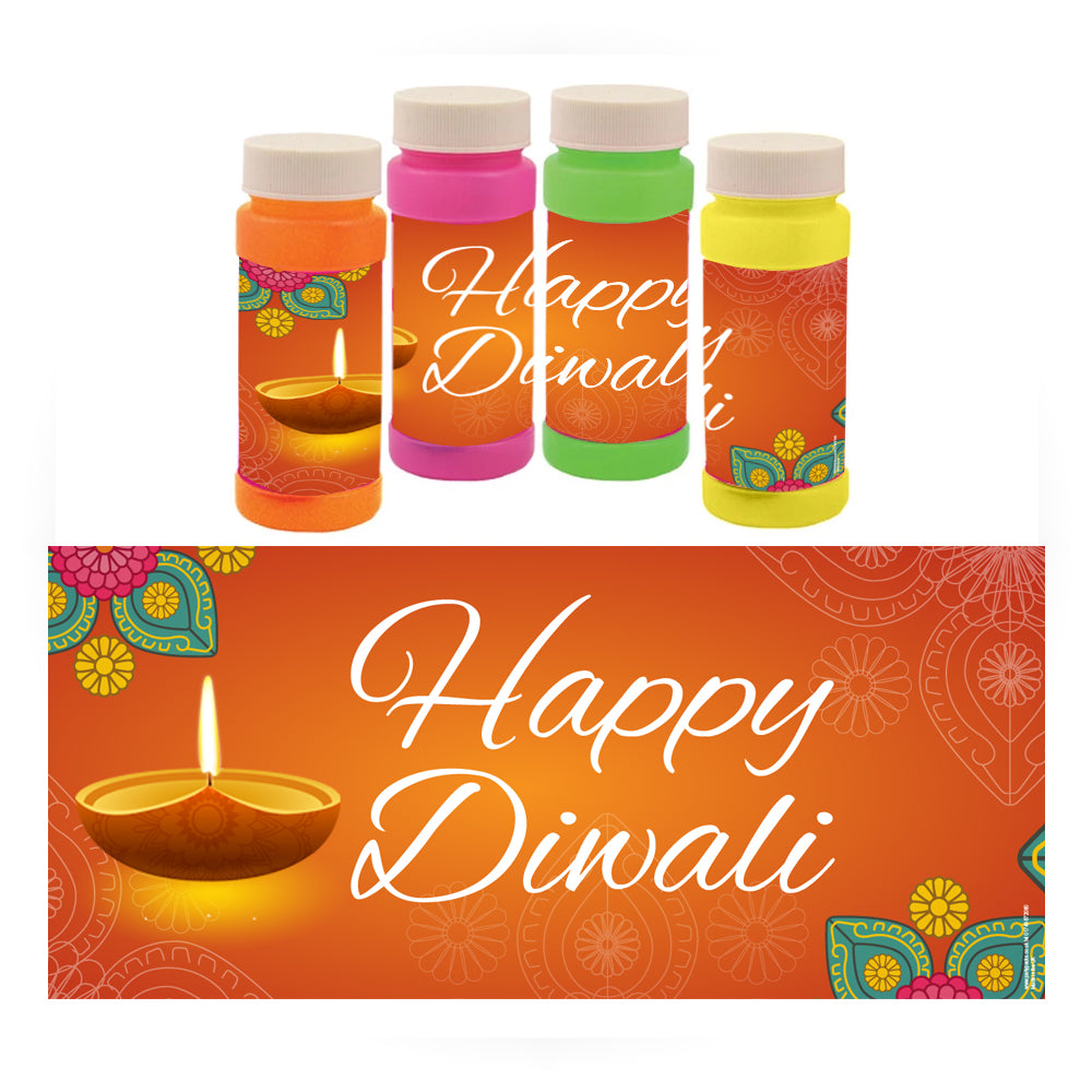 Personalised Bubbles - Diwali - Pack of 8