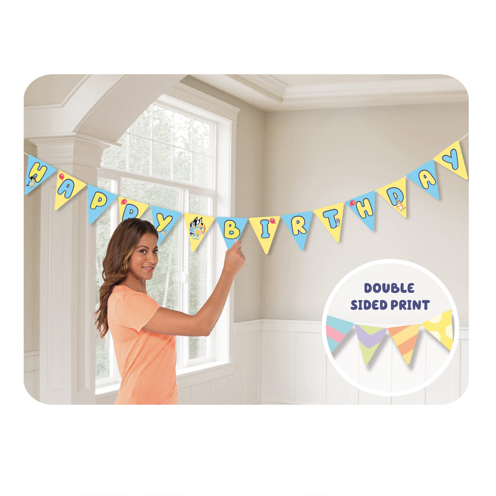 Bluey Bunting Banner - Double Sided