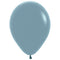 Pastel Dusk Blue Mini Latex Balloons - Pack of 10 - 5