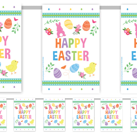 Easter Eggs Happy Easter Flag Interior Bunting - 2.4m