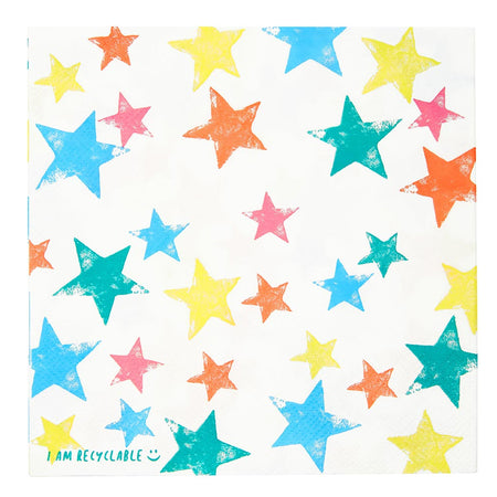 Eco Friendly Star Paper Napkins - 33cm - Pack of 20