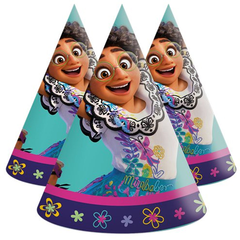 Encanto Paper Party Hats - Pack of 6