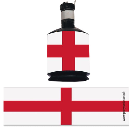 Party Poppers Kit - England St George's Flag - Pack of 18