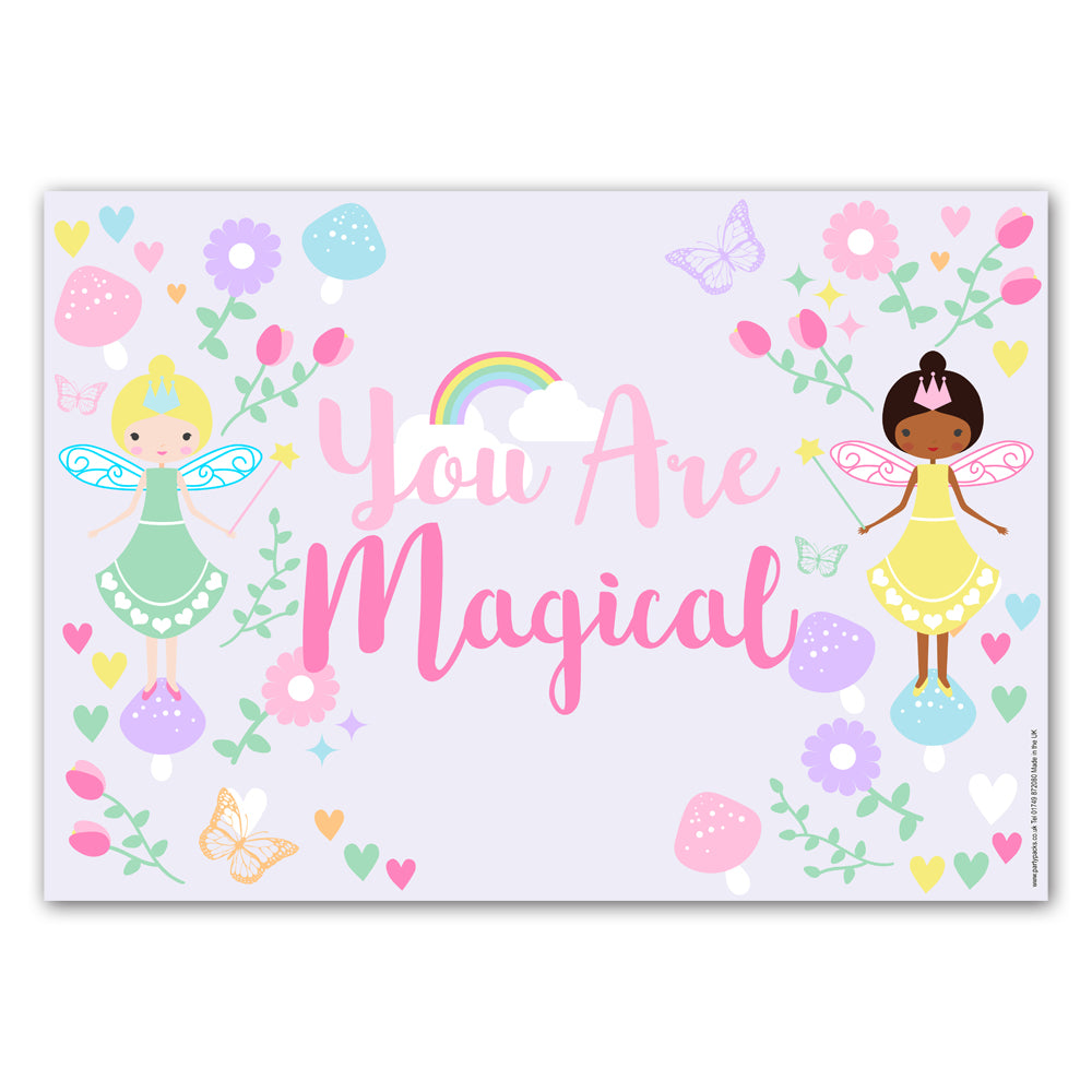 Fairy 'You Are Magical' Poster Decoration - A3