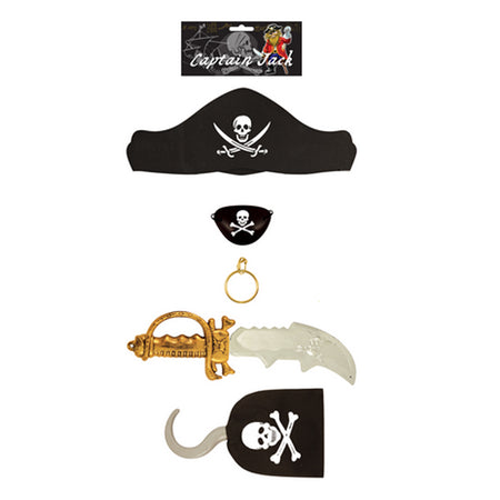 Children's Pirate Fancy Dress Accessories Set - 5 Pieces