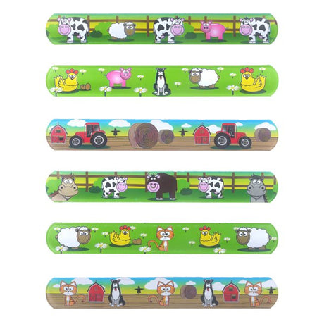 Farm Snap Band Bracelets - Assorted Designs - Each