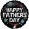 Happy Father's Day Galactic Foil Balloon - 18