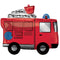 Fire Engine Supershape Foil Balloon - 25