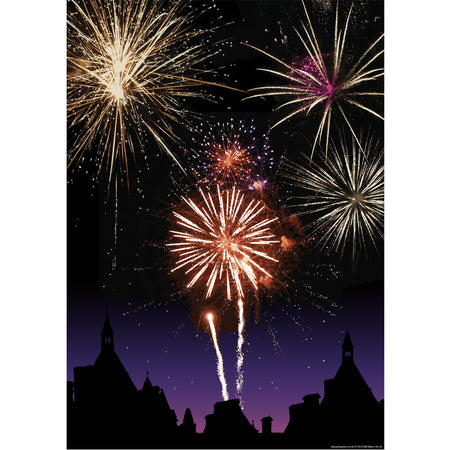 Fireworks Bonfire Night Poster - A3