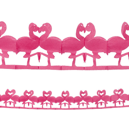 Paper Flamingo Garland - 2.5m