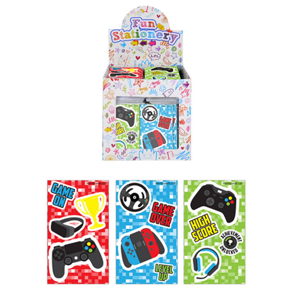 Mini Gamer Notebooks - 3 Assorted Designs