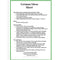 German ideas sheet