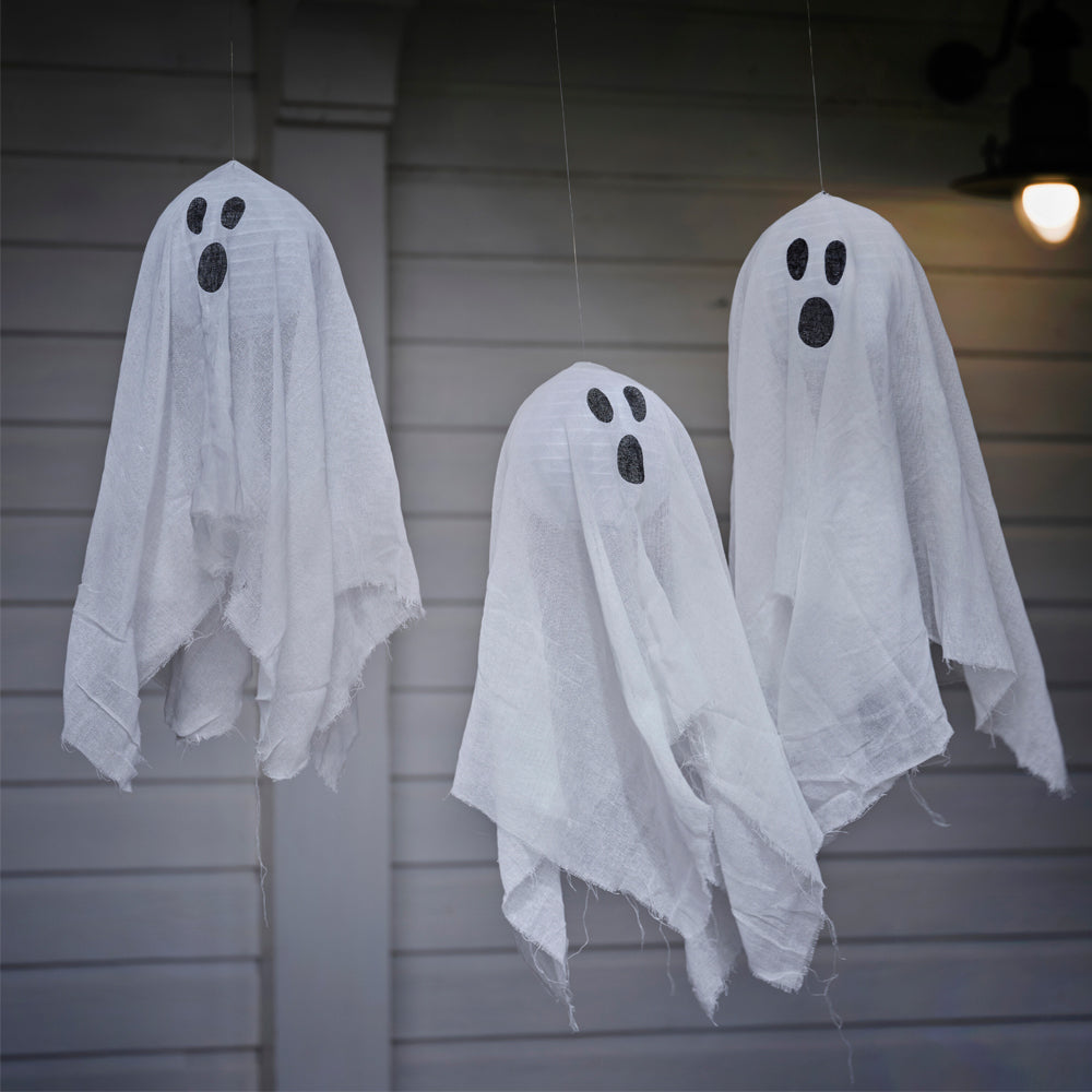 Hanging Halloween Ghost Decorations- Pack of 3