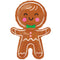 Happy Gingerbread Man Foil Balloon - 31