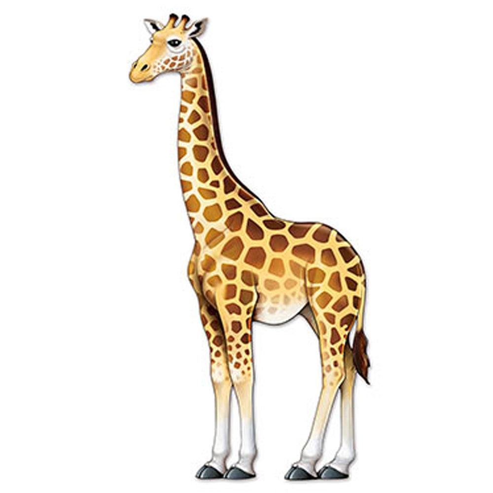 Giraffe Jointed Cutout Wall Decoration - 1.2m