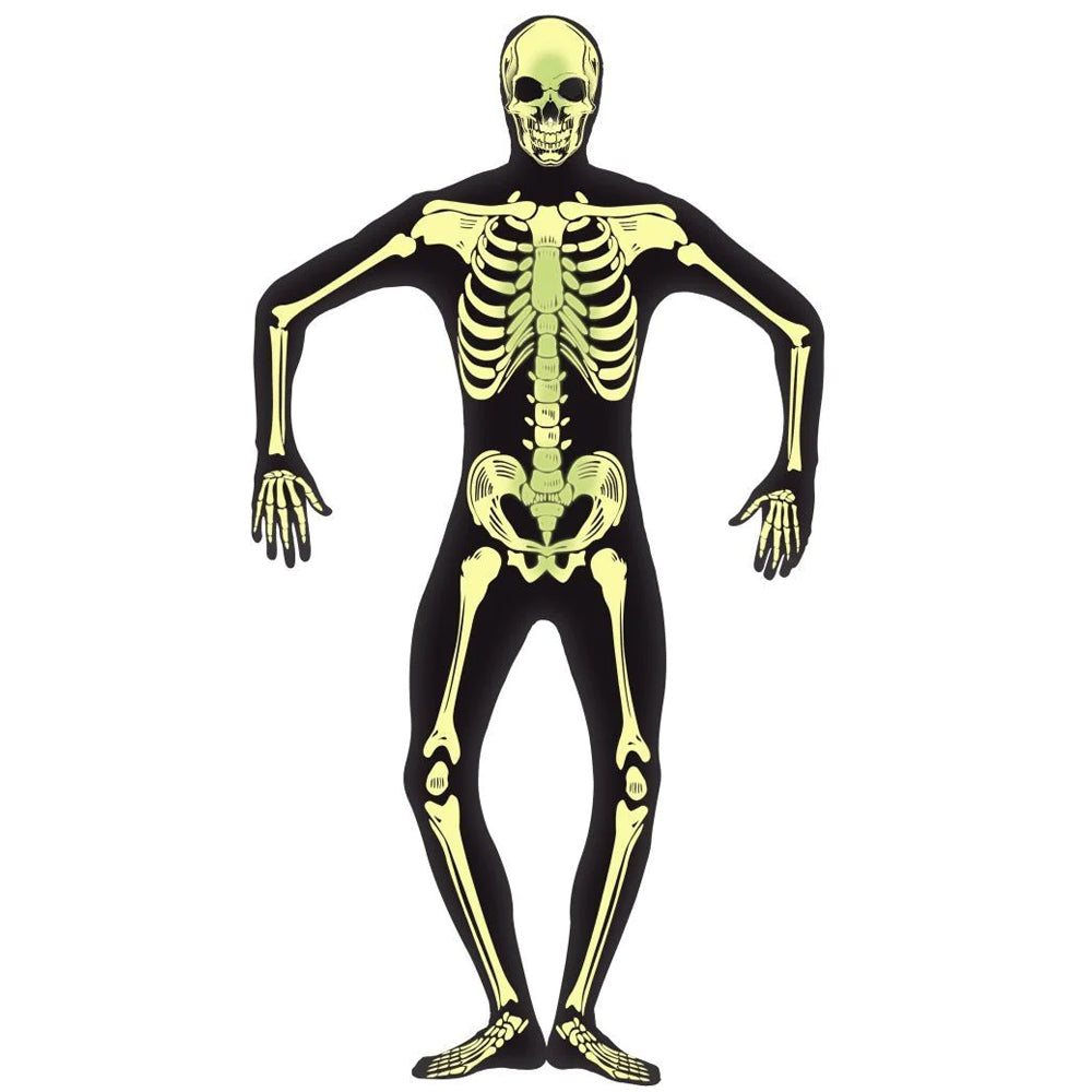 Glow in the Dark Skeleton Second Skin Costume
