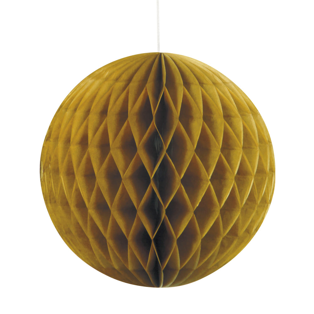 Gold Honeycomb Ball - 20cm