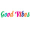 Good Vibes 70's Felt Letter Banner - 1.67m